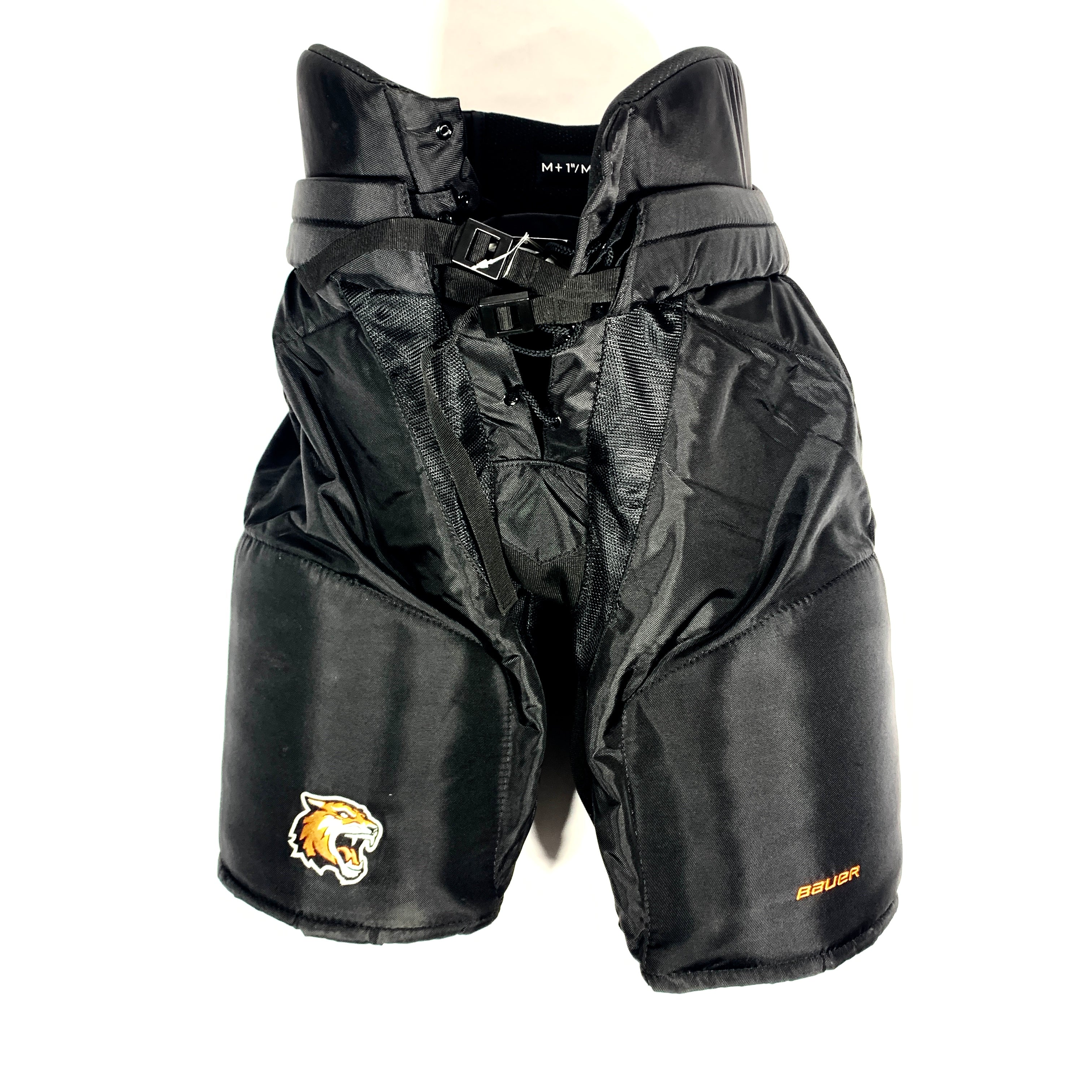 Bauer Supreme - Pantalon de hockey NCAA Pro Stock (noir/orange)